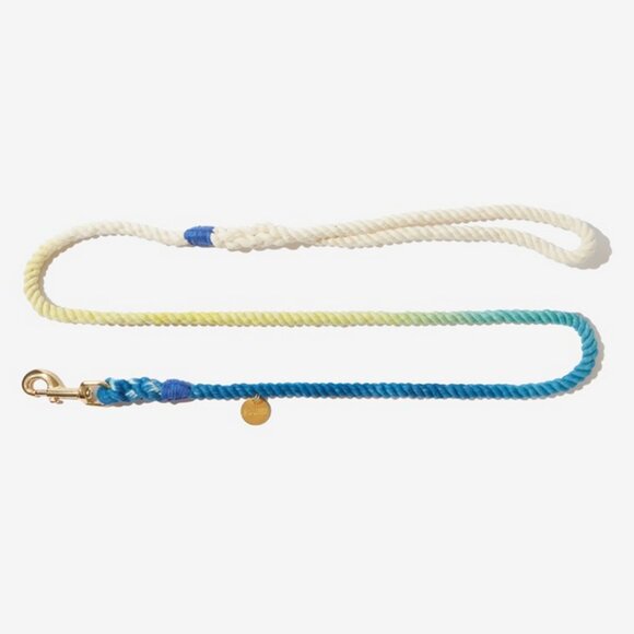 Found My Animal Hand-dyed Rope Leash in Blue Ombre - Picture 2 of 2